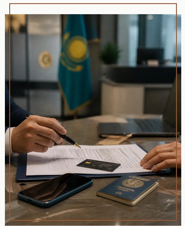 Открытие счета и банковской карты в Казахстане в Тынде